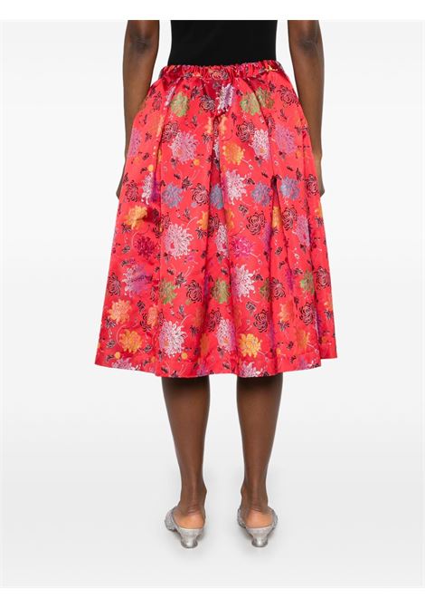 Gonna midi a fiori multicolore Comme Des Garçons - donna COMME DES GARCONS | GOS0011